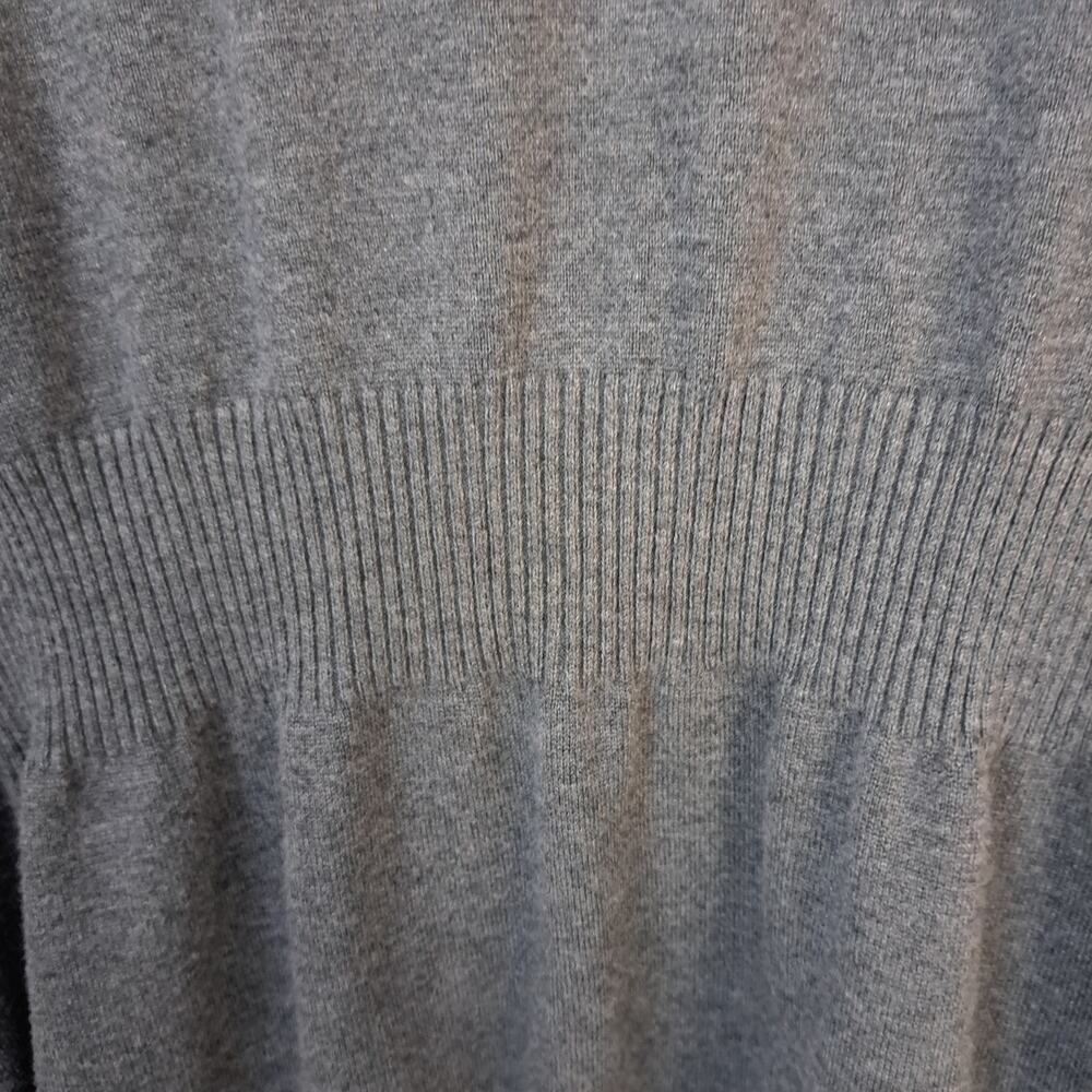 Faded Glory Charcoal Gray Heather Open Front Cardigan Sweater Women's XXL 20 - Picture 3 of 6